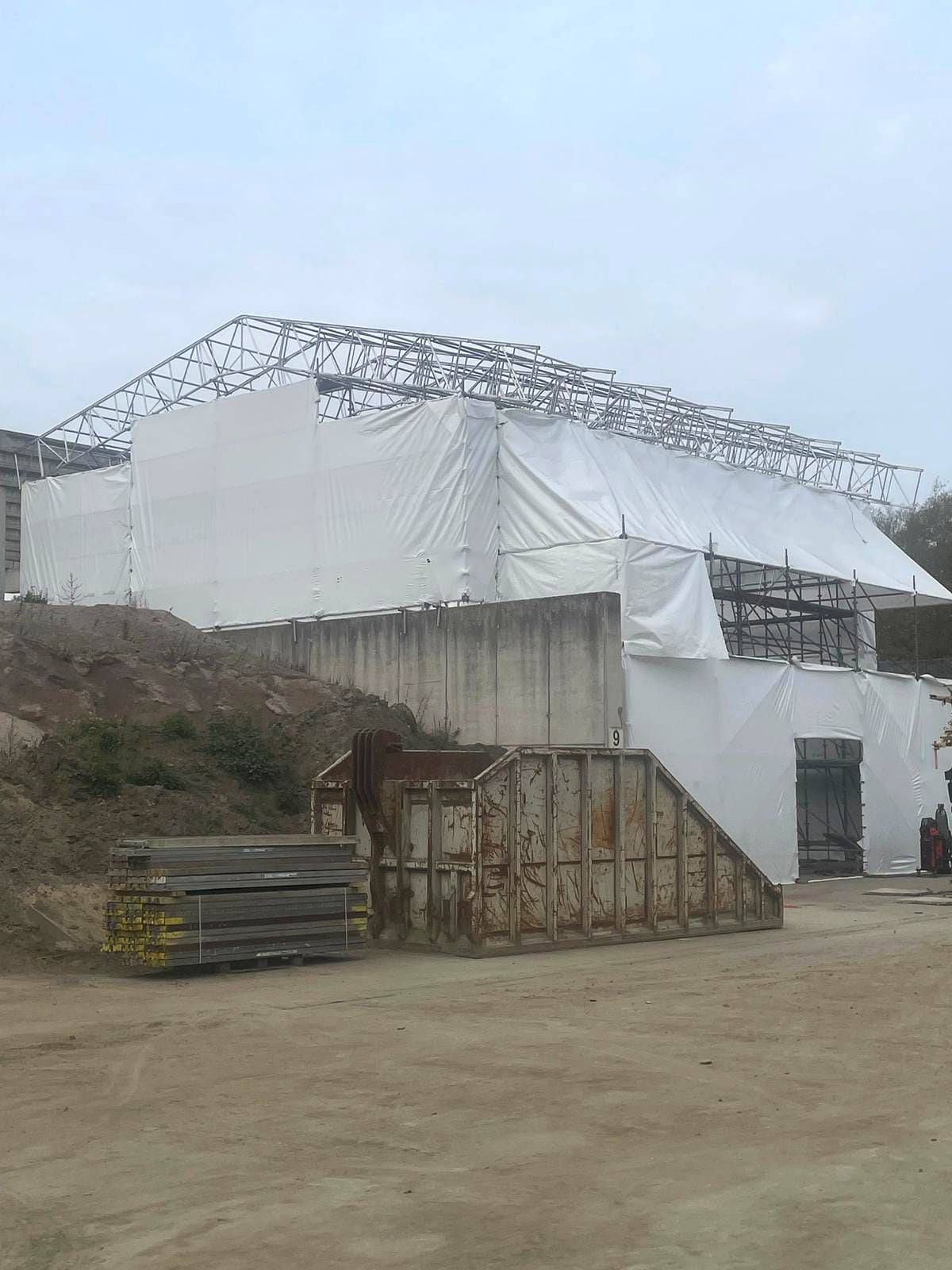 Toitures et couvertures temporaires
